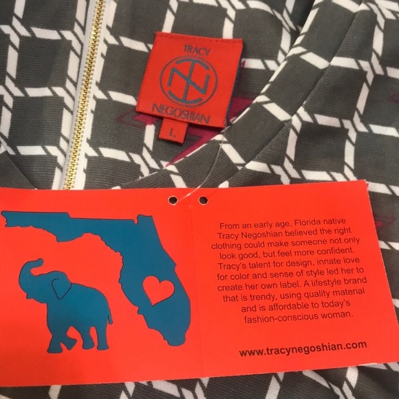 Tracy Negoshian Nia Dress NWT Large - Picture 4 of 5